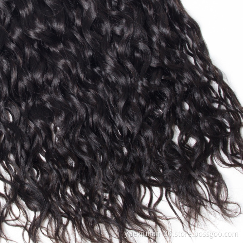2019 New Arrival Lace Closure 360 Frontal Human Hair Cuticle Aligned Water Wave Swiss Lace Frontal